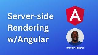 All About Server-side Rendering w/Angular v16 and Angular Universal