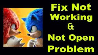 How To Fix Sonic Forces App Not Working | Sonic Forces Not Open Problem | PSA 24