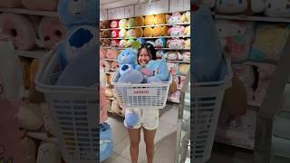 Buying only blue products at Miniso 