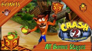 Crash Bandicoot 2 (N. Sane Trilogy) - All Bonus Stages 