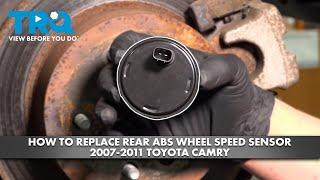 How to Replace Rear ABS Wheel Speed Sensor 2007-2011 Toyota Camry