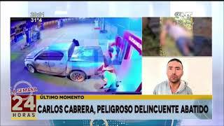 Detalles sobre el abatimiento de Carlos Cabrera