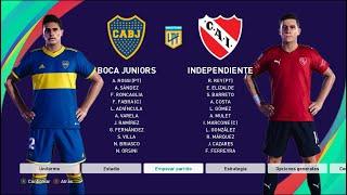 Option file PES 2021 Actualización de plantillas Boca Jrs e Independiente 23-24 por Matt Grimes PC!!