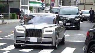 【怖い高級車】都内を走るロールスロイス、マイバッハ、ブガッティ等の威厳のある車