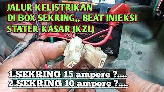 JALUR DIBOX SEKRING HONDA BEAT FI STATER KASAR (KZL) full pengertian kabelnya