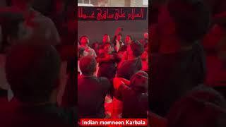 Indian azadari in Karbala haram Imam hussain as #karbala #imamhussain #arbaeen #arbaeenwalk #كربلاء