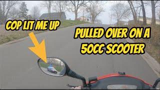 I Got Pulled Over On A 50cc Scooter!!!