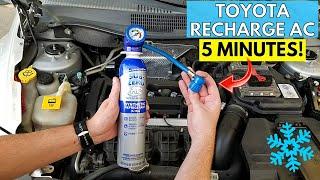 Properly Recharge Your Car's Air Conditioning AC System in LESS than 5 Minutes! | Toyota / Lexus