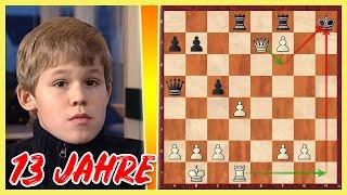 Wie stark war MAGNUS CARLSEN mit 13 Jahren? || Magnus Carlsen vs. Sipke Ernst || Wijk aan Zee 2004