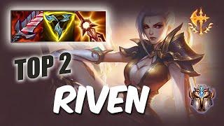 [Wild Rift] Riven top 2 - S12 Challenger ranked game + build