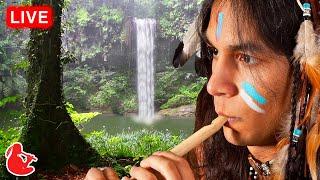 Native American Flute Music & Rain Sounds | Deep Sleep, Stress Relief, Meditation, Healing, Calm