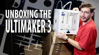 Ultimaker 3 3D Printer Unboxing and First Print