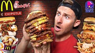 Eating The 10 UNHEALTHIEST Secret Menu Fast Food Items!