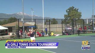 Day two of the Class 3A state tennis tournament