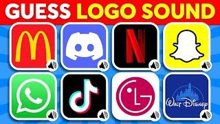 Guess The Logo Sound  McDonald's, Pepsi, Facebook, TikTok | Logo Quiz 2025