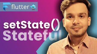 How to Use setState() method in Stateful Widget? | Flutter | #100 | Hindi