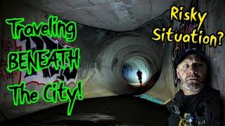 NEVER BEEN DONE BEFORE!?! Exploring Massive Culvert Tunnel Under the City