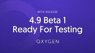 Oxygen 4.9 - Release Overview