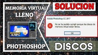 Solución: Discos de memoria virtual están lleno |Photoshop cc|  Nuevo