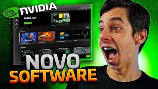 COMO INSTALAR O NOVO NVIDIA APP - Painel de Controle e Geforce Experience em UM LUGAR SÓ!
