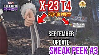  X-23 T4 NEW UNIFORM PvP or PvE?? | Sneak Peek 3 | Marvel Future Fight