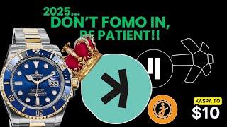 DON'T  FOMO IN, BE PATIENT!! #kas #jas #qnt #qubic