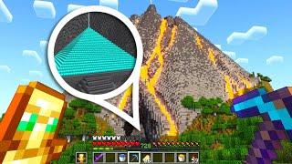 I Put the BIGGEST Diamond Beacon in a Volcano