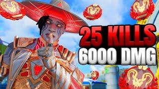 Seer 25 Kills And 6000 Damage Gameplay - Apex Legends (No Commentary)