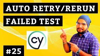 Cypress #25 Retry ReRun Test Automatically When a Test Failed