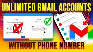 Unlimited gmail kaise banaye | How to Create Unlimited Gmail Accounts Without Number Verification