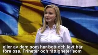 Ebba Busch Thor hyllar Sverige på nationaldagen!