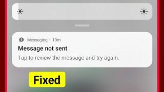 How To Solve Message Not Sent Tap To Review The Message And Try Again Error Problem 2022