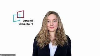 Landesfinale Jugend Debattiert 2021