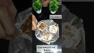 How to make candied-caramelised cashew nuts & walnuts #shorts