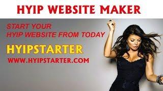 Hyip website maker