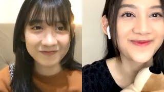 Live Showroom Collab Ara & Chika JKT48 - 2-4-21