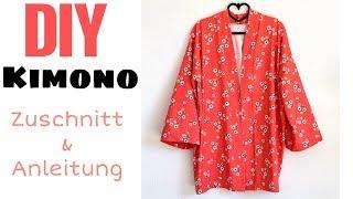 DIY - Kimono Cardigan nähen ohne Schnittmuster