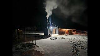 THE FARMHOUSE. After Fishing. Tapping Maple trees. Weaning the calf. Warmer weather. Rain and snow.