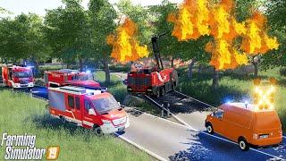 LS19 - XXL Waldbrand neben Tankstelle !  GROSSEINSATZ für FEUERWEHR [Feuerwehr Einsatz Woche 5/7]