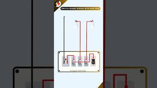 3 Switch 1 Socket 1 Mini Mcb Connection | Miniature Circuit Breaker #shorts #youtubeshorts