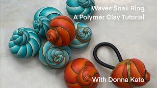 Make a Simple Swirled Snail Ring in Polymer Clay