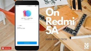 Miui 10 Update 8.11.1 Global Beta on Redmi 5A! - Battery temp decreased to 10*c