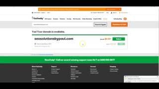 Grab godaddy domain for 99 cents