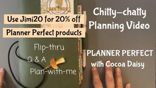 Flip-Thru / Plan with me / Planner Perfect Traveler’s Notebook / Cocoa Daisy / Sept 9, 2024