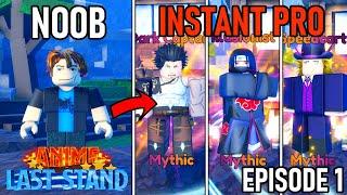 I Went from NOOB To INSTANT PRO on The NEWEST Tower Defense Game | Anime Last Stand Roblox