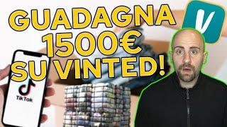 GUADAGNARE 1500 euro su VINTED rivendendo STOCK di VESTITI  Guadagnare con TikTok Italia