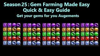 Diablo 3: Season 25 - Gem Farming Made Easy! Get those gems for your Augments!