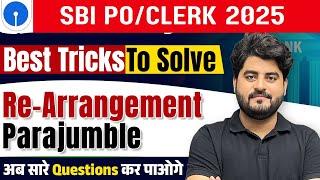 SBI CLERK/PO 2025 | Parajumbled Sentences / Re arrangement of sentences |English by Vishal Sir