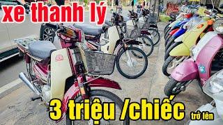 ÔNG TRÙM SÀI GÒN THANH LÝ DREAM THÁI CUP 86 CITI SUPER WAVE ANPHA AB WAVE NOUVO 3TRIỆU XE MÁY GIÁ Rẻ