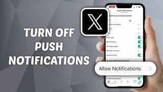 How to Turn Off Push Notifications on X (Twitter)